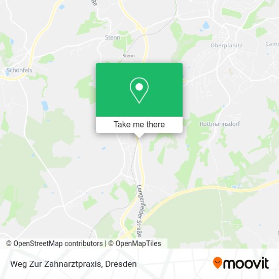 Карта Weg Zur Zahnarztpraxis