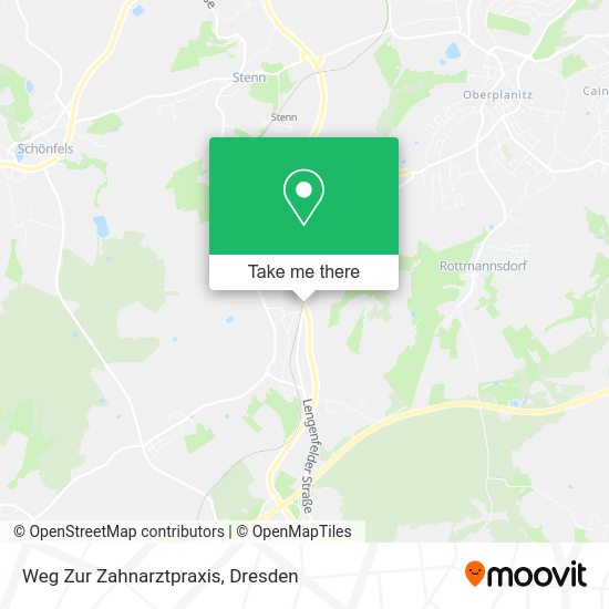 Карта Weg Zur Zahnarztpraxis