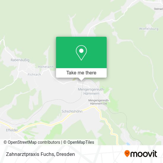 Карта Zahnarztpraxis Fuchs