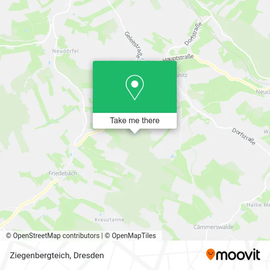Карта Ziegenbergteich