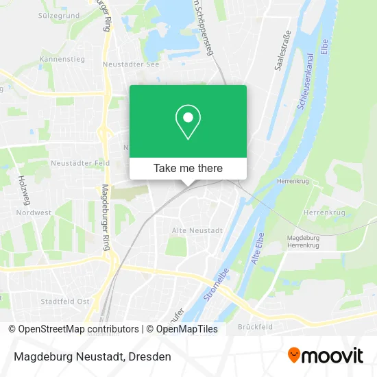 Карта Magdeburg Neustadt