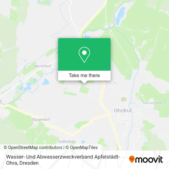 Карта Wasser- Und Abwasserzweckverband Apfelstädt-Ohra