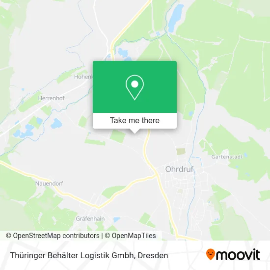 Карта Thüringer Behälter Logistik Gmbh