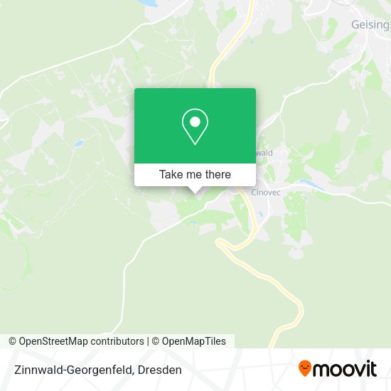 Карта Zinnwald-Georgenfeld