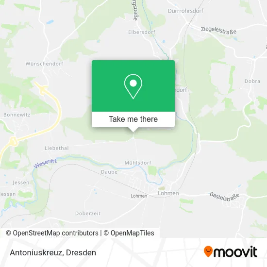 Карта Antoniuskreuz