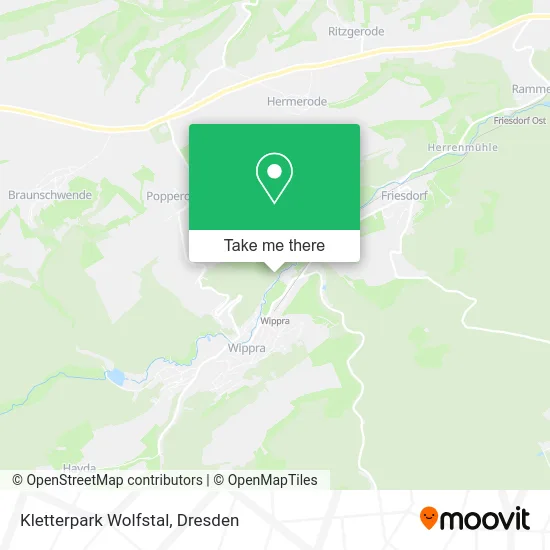 Карта Kletterpark Wolfstal