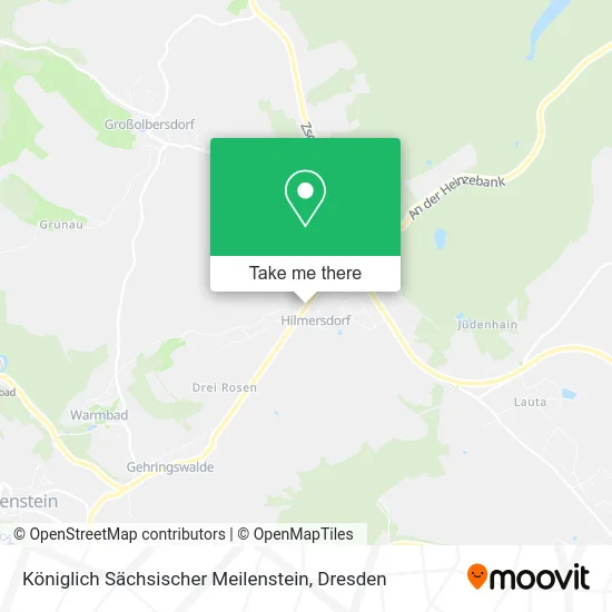 Карта Königlich Sächsischer Meilenstein