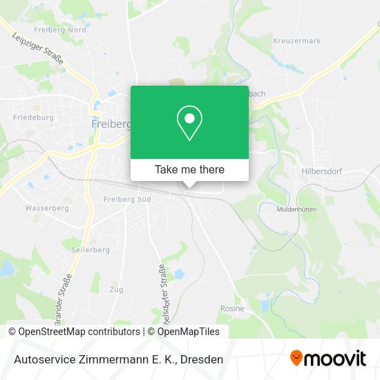 Карта Autoservice Zimmermann E. K.