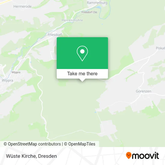 Карта Wüste Kirche