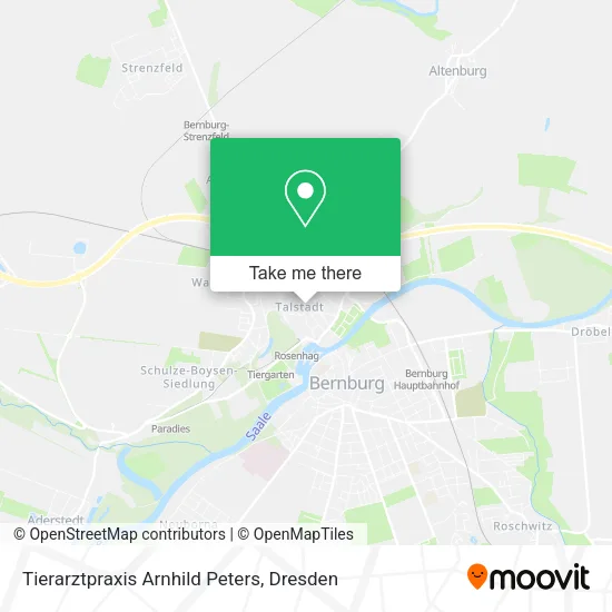 Карта Tierarztpraxis Arnhild Peters