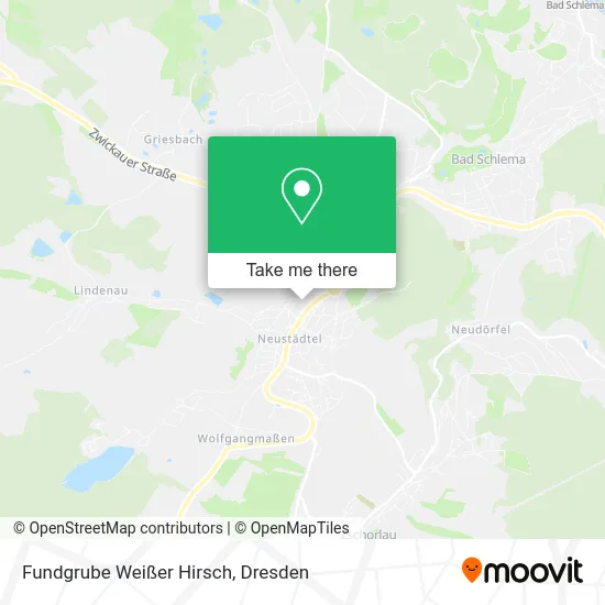 Карта Fundgrube Weißer Hirsch