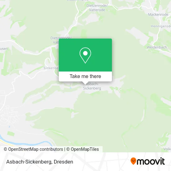 Карта Asbach-Sickenberg