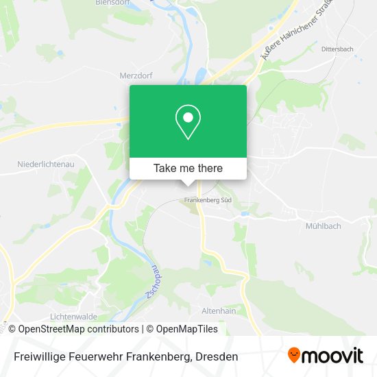 Карта Freiwillige Feuerwehr Frankenberg