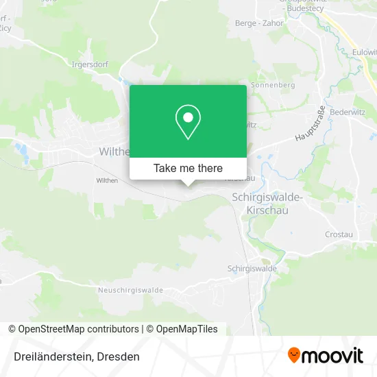 Карта Dreiländerstein