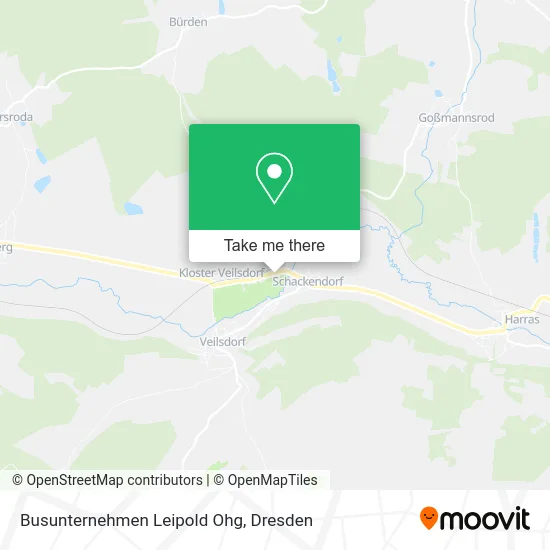 Карта Busunternehmen Leipold Ohg