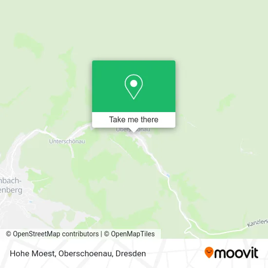 Карта Hohe Moest, Oberschoenau