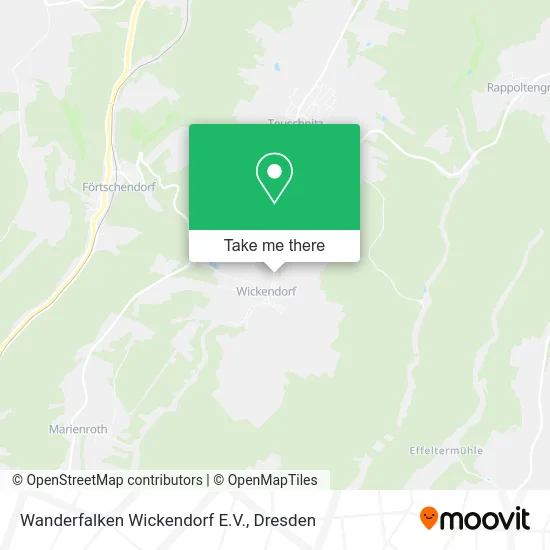 Карта Wanderfalken Wickendorf E.V.