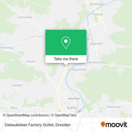 Карта Debeukelaer Factory Outlet