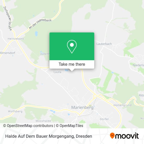 Карта Halde Auf Dem Bauer Morgengang