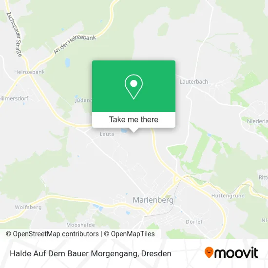 Карта Halde Auf Dem Bauer Morgengang