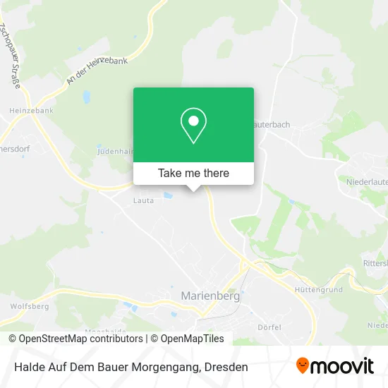 Карта Halde Auf Dem Bauer Morgengang