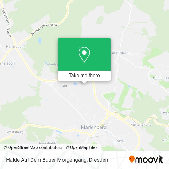 Карта Halde Auf Dem Bauer Morgengang