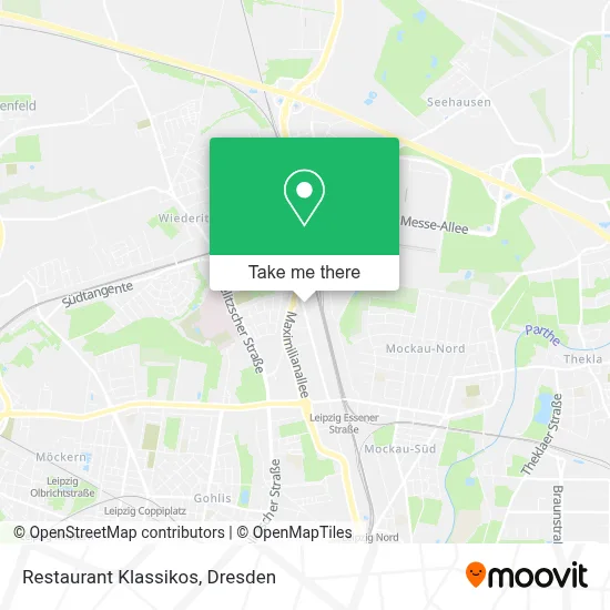 Restaurant Klassikos map