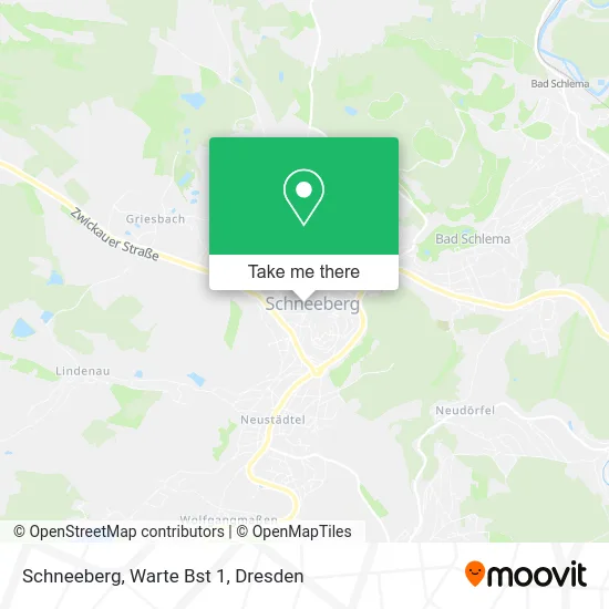 Карта Schneeberg, Warte Bst 1