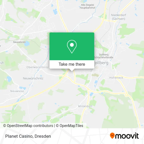 Карта Planet Casino