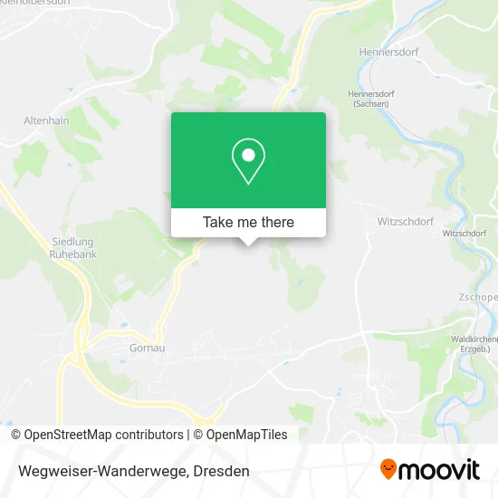 Карта Wegweiser-Wanderwege