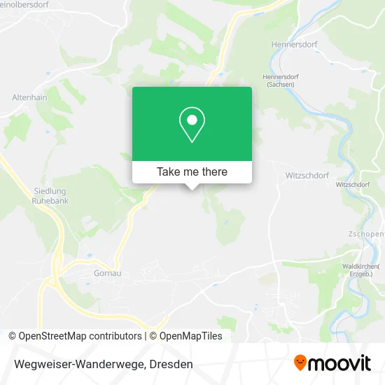 Карта Wegweiser-Wanderwege