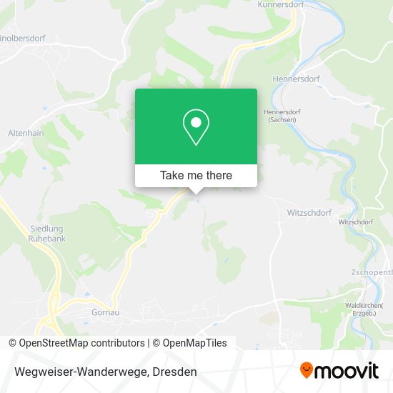 Карта Wegweiser-Wanderwege