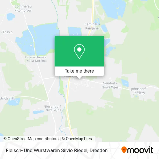 Карта Fleisch- Und Wurstwaren Silvio Riedel