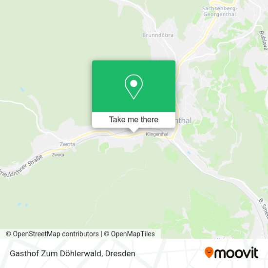 Карта Gasthof Zum Döhlerwald