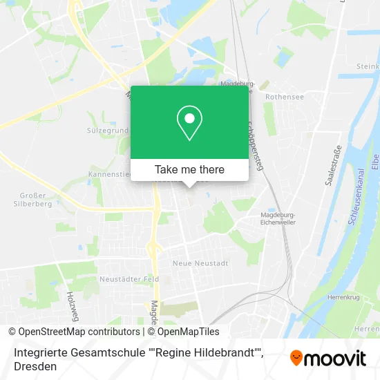 Карта Integrierte Gesamtschule ""Regine Hildebrandt""