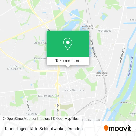 Карта Kindertagesstätte Schlupfwinkel