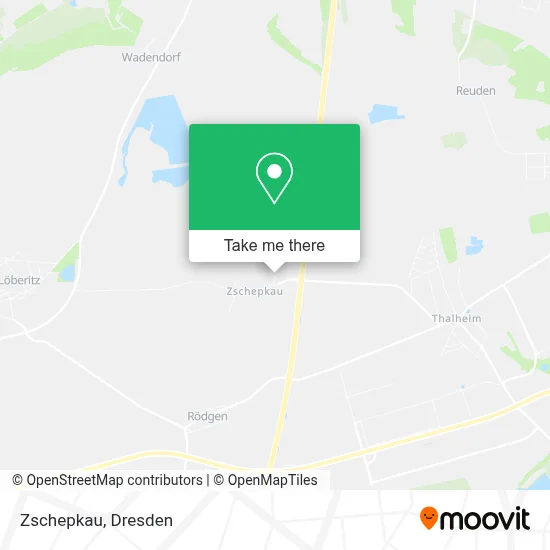 Zschepkau map