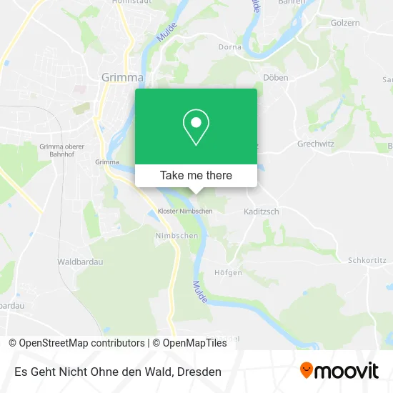 Карта Es Geht Nicht Ohne den Wald