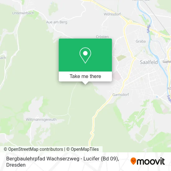 Карта Bergbaulehrpfad Wachserzweg - Lucifer (Bd 09)