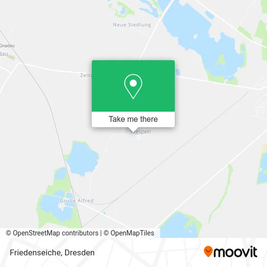 Карта Friedenseiche
