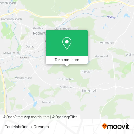 Карта Teulelsbrünnla