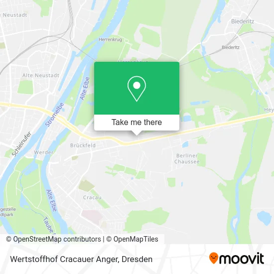 Карта Wertstoffhof Cracauer Anger