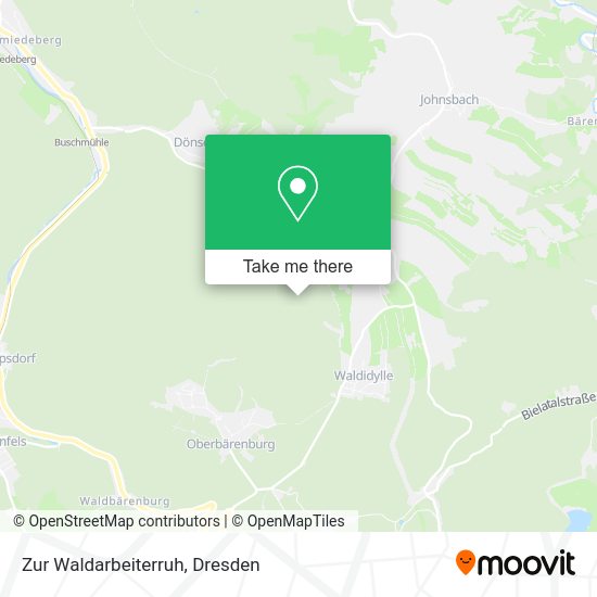 Карта Zur Waldarbeiterruh