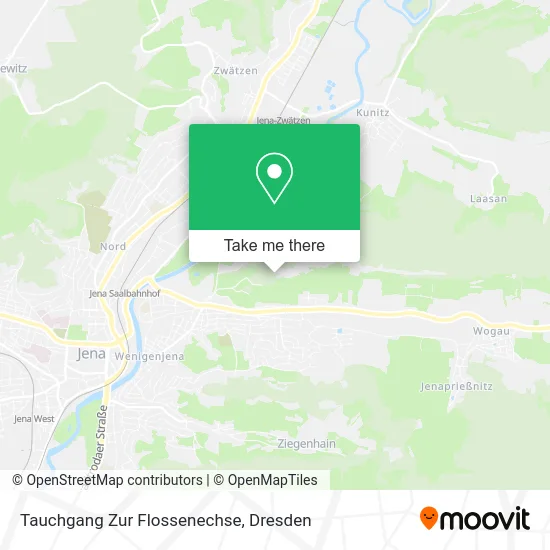 Карта Tauchgang Zur Flossenechse