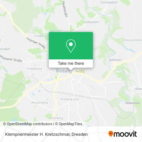 Карта Klempnermeister H. Kretzschmar