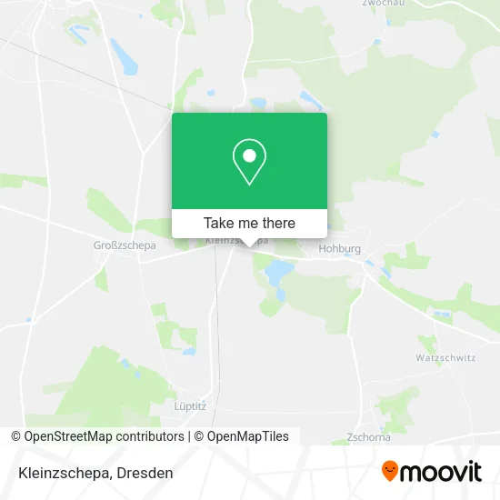Карта Kleinzschepa