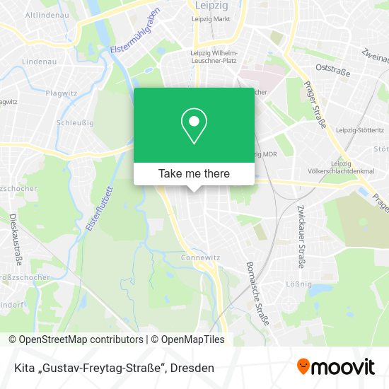 Карта Kita „Gustav-Freytag-Straße“
