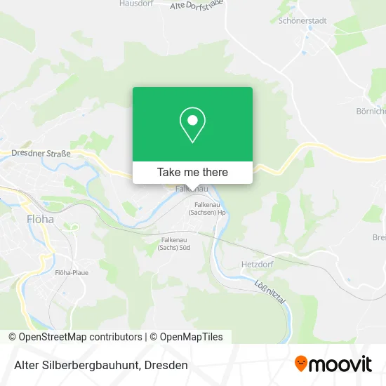 Карта Alter Silberbergbauhunt