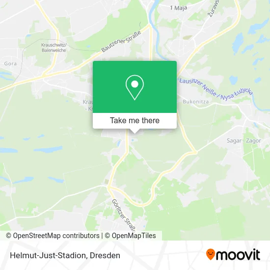 Карта Helmut-Just-Stadion
