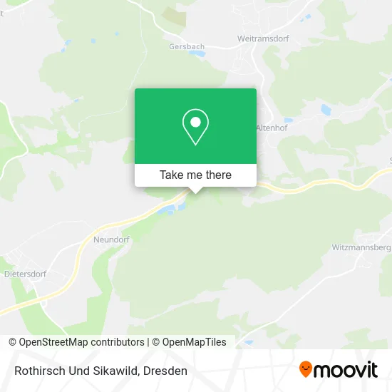 Карта Rothirsch Und Sikawild